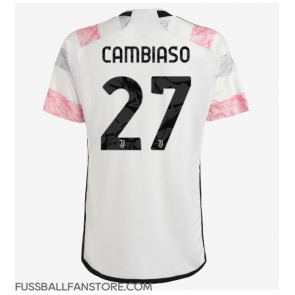 Juventus Andrea Cambiaso #27 Replik Auswärtstrikot 2023-24 Kurzarm